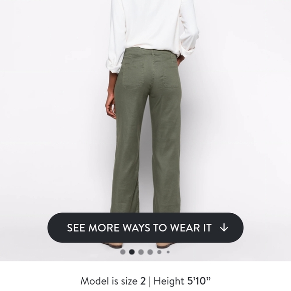 Liverpool Linen Blend Pants - Picture 2 of 9